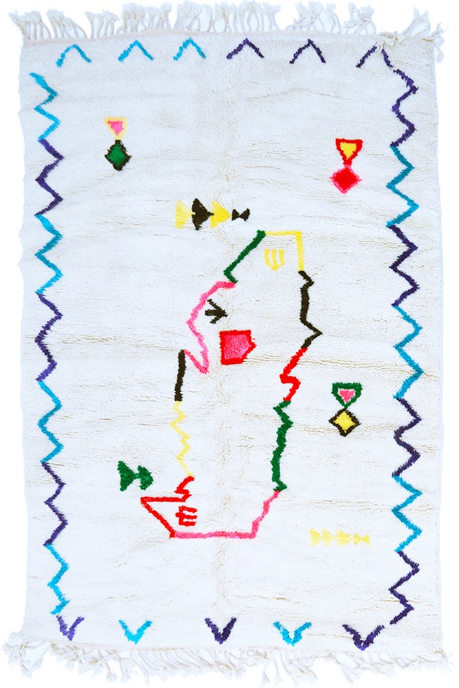 Tappeto berbero colorato | 212 x 140 cm