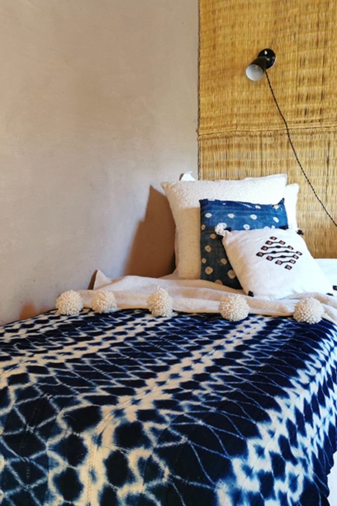 Hand-woven Bogolan fabric dyed with natural elements