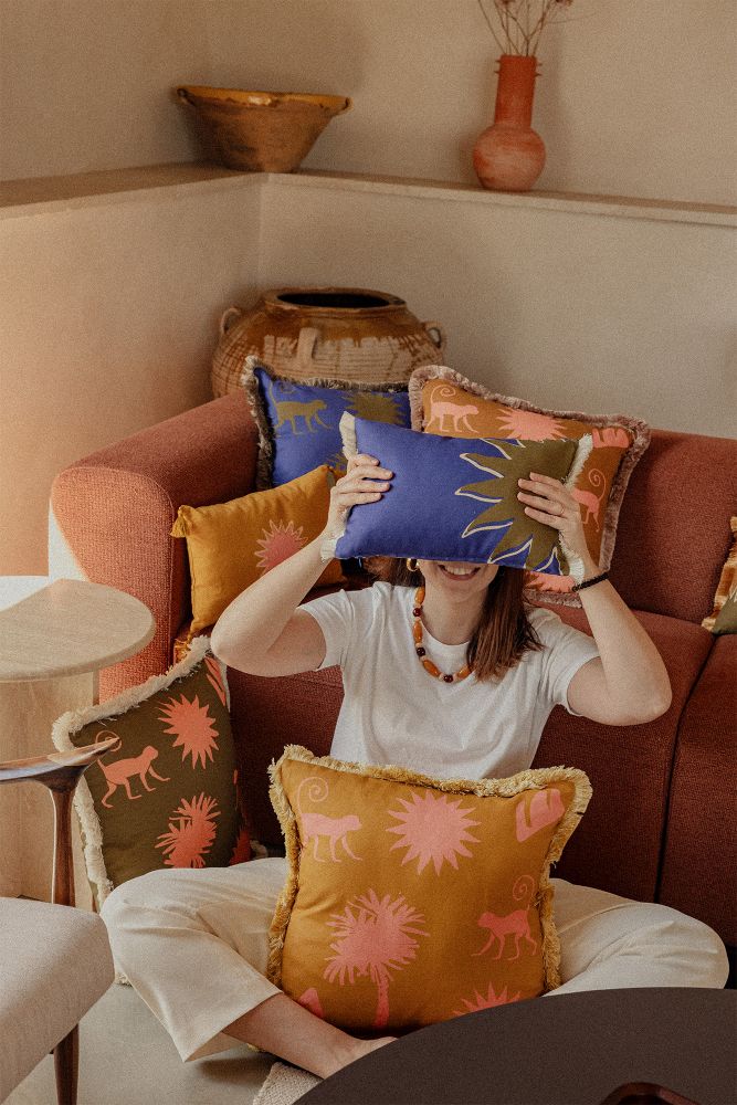 copy ofcopy ofcopy ofYellow cushion cover. M3TISS.