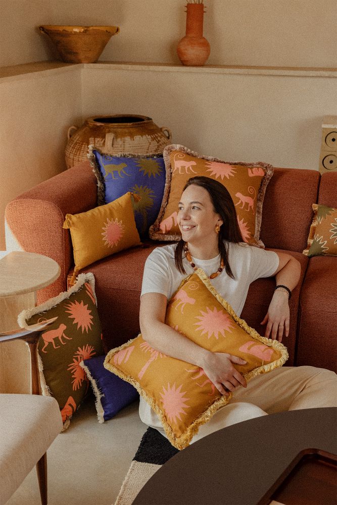 copy ofFunda de cojín amarillo. M3TISS.