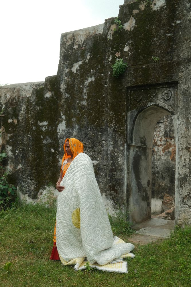 Couvre-lit matelassé. Good Morning. CQC LA